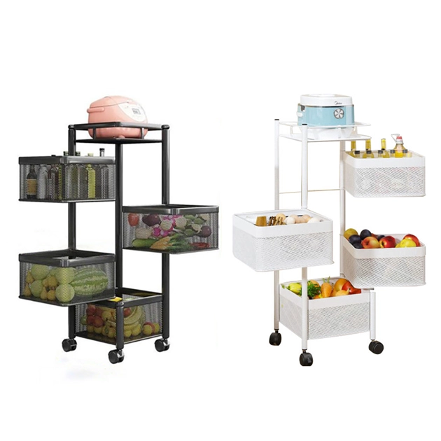 Carucior cu rafturi rotative SpinRack™ – 4 niveluri – Smania