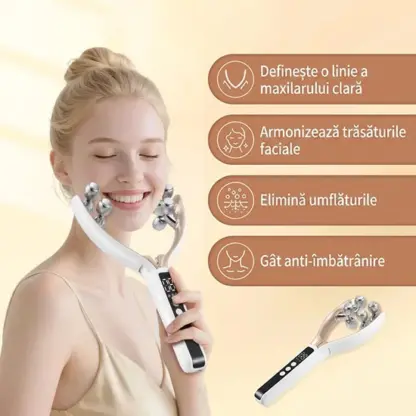 VibeLift™ rolă electrică de masaj facial în formă de V-middle
