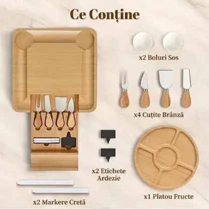 Plattera™ set platou brânzeturi și mezeluri-middle