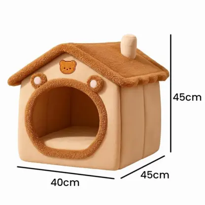 FluffHut™ cuib din pluș pentru animale de companie-middle