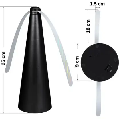 FlyAway™ Fly Repellent Ventilator de masă - pachet de 2-middle