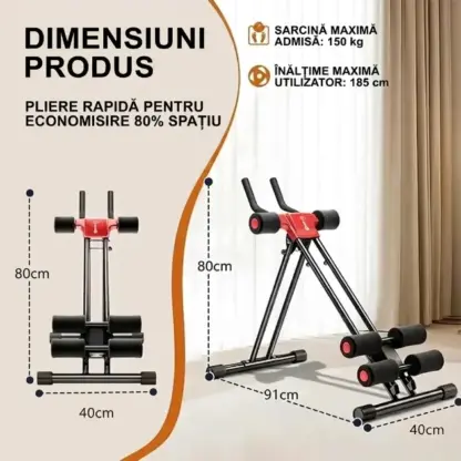 AbFlex™ aparat de fitness pentru abdomen-middle