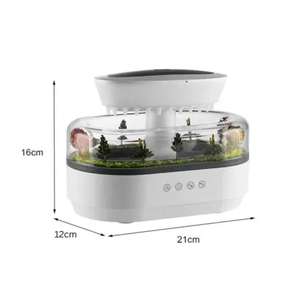 MistScape™ umidificator și difuzor LED cu micropeisaj-middle