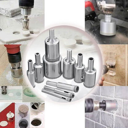 Set dijamantskih burgija za mokro bušenje TileExpert