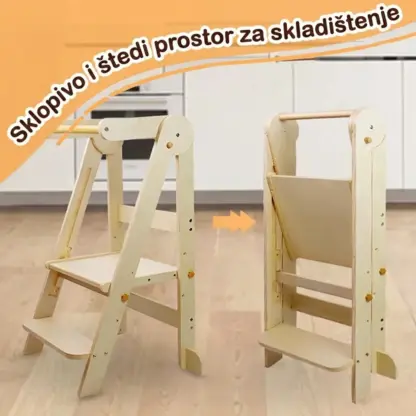 BabyTower™ drveni podesivi toranj za učenje