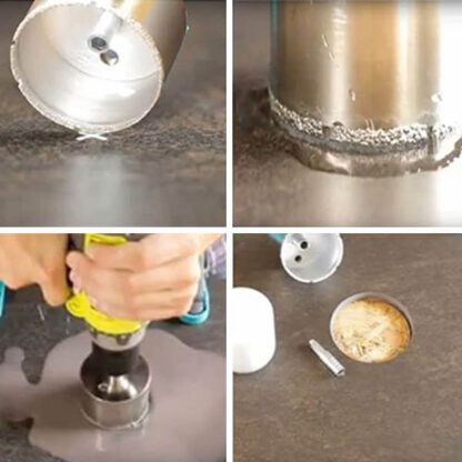 Set dijamantskih burgija za mokro bušenje TileExpert