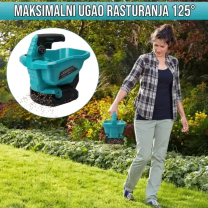 SpreadFlow™ akumulatorski rasipač semena i soli