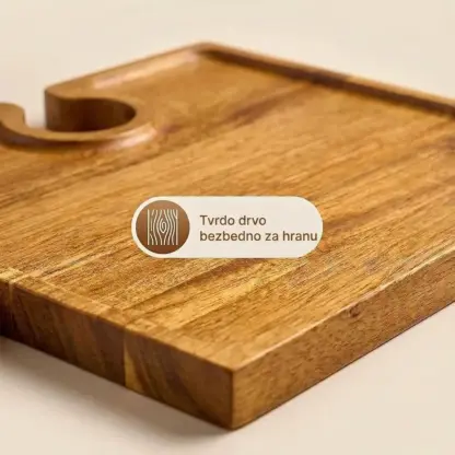 PuzzleTray™ set drvenih poslužavnika u obliku puzli PuzzleTray™