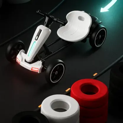 SuperKart™ dečiji električni sklopivi go-kart