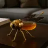 BeeJar™ dizajn posude za med u obliku pčele sa kašičicom