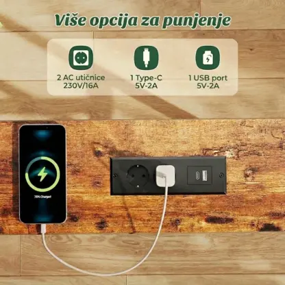 SofaDock™ sto za iza kauča sa stanicom za punjenje