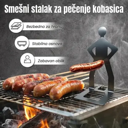 GrillBoyz™ zabavni držači za kobasice – 3 komada