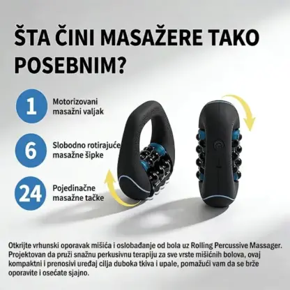 RolloMax™ električni valjak za masažu tela