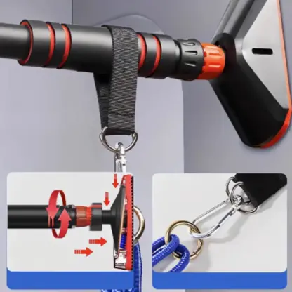 SwingJoy™ viseća dečija ljuljaška sa zateznom šipkom-middle