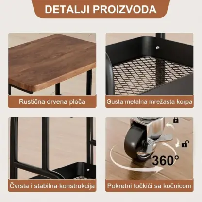 EasyCart™ višeslojni kolica za odlaganje-middle