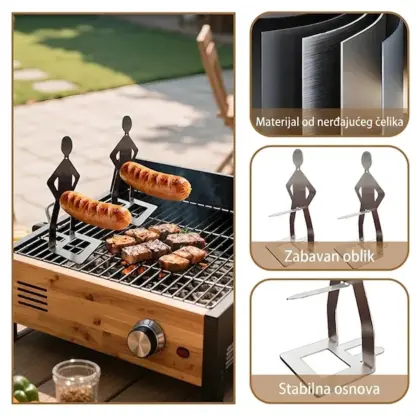 GrillBoyz™ zabavni držači za kobasice – 3 komada-middle