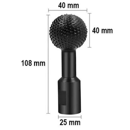 Loptasti dodatak za ugaonu brusilicu ConcaWood-middle