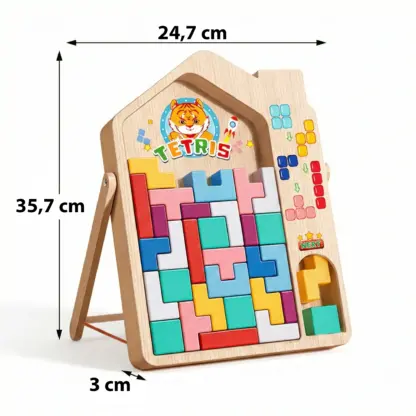 Drvena igra sa kockama za decu TetriWood™-middle