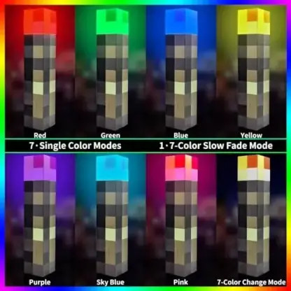 MineTorch™ 7-farebná LED nabíjateľná nástenná lampa