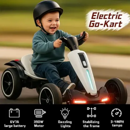 SuperKart™ detský elektrický skladací go-kart