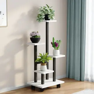 BloomNest™ 4-poschodový pojazdný stojan na rastliny