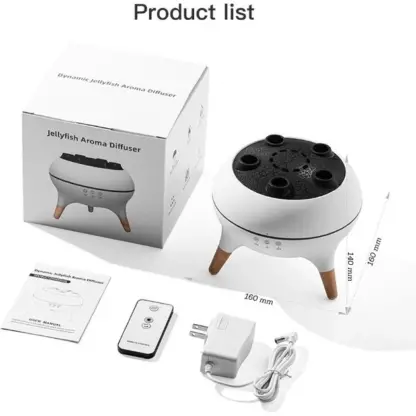 JellyMist™ dizajn medúzového LED difuzéra a zvlhčovača