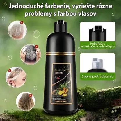 BlackRevive™ čierny farbiaci šampón