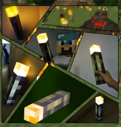MineTorch™ 7-farebná LED nabíjateľná nástenná lampa