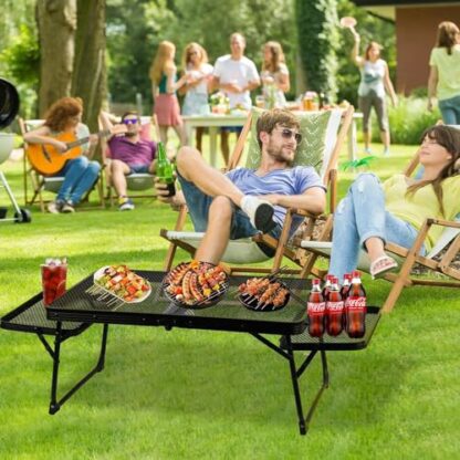 CampMax™ Skladací vonkajší sieťovaný stôl