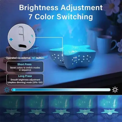 StarLume™ LED projektor hviezd s diaľkovým ovládaním