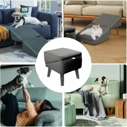 PawStep™ 2 v 1 taburet a rampa pre psov