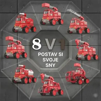 MagnaFleet™ 8 v 1 magnetická stavebnica