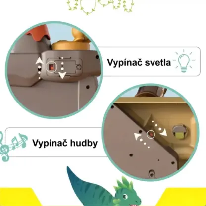 Hra na chytanie loptičiek s dinosaurom DinoSnap™