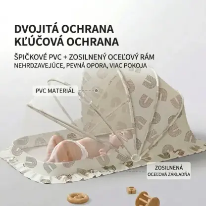 ItchyBarrier™ skladacia detská moskytiéra