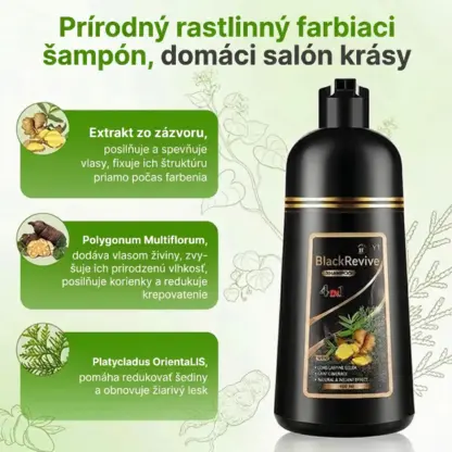 BlackRevive™ čierny farbiaci šampón