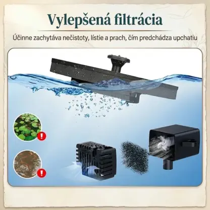 SunStream™ solárny vodný fontánka