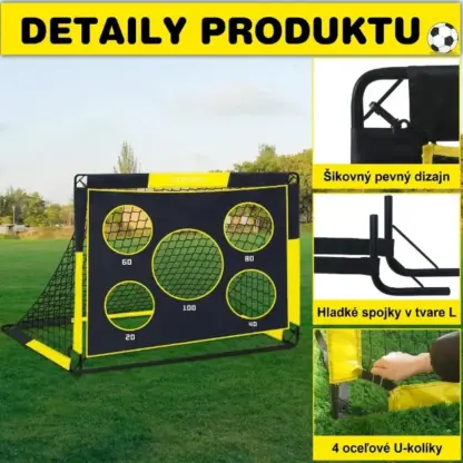 SoccerShot™ detská futbalová bránka s terčom