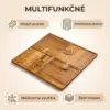 PuzzleTray™ drevený set podnosov na skladačky-middle
