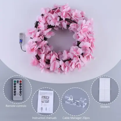 FloraVine™ nástenné svetlá s kvetinovými vínami - 144 LED-middle