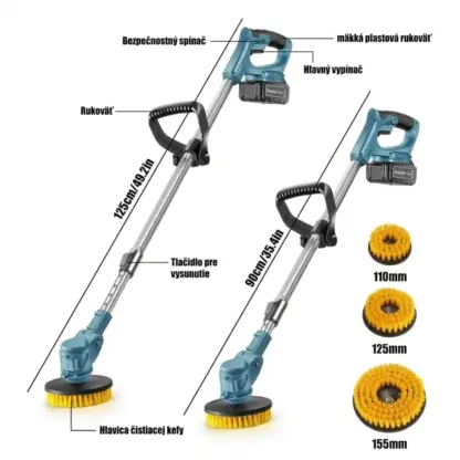 Elektrická čistiaca kefa BrushLux™-middle