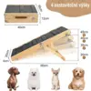 PawClimb™ skladacia nastaviteľná rampa pre psa-middle