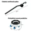 FurnyFlex™ sada nábytkových prepravných koliesok-middle