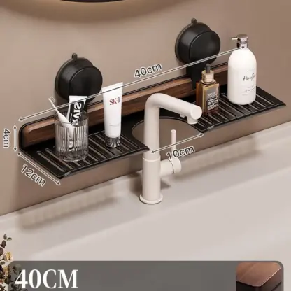 TapRack™ nástenný držiak na kohútik s prísavkou-middle